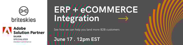 Adobe Commerce + ERP Integration Webinar Teams Banner