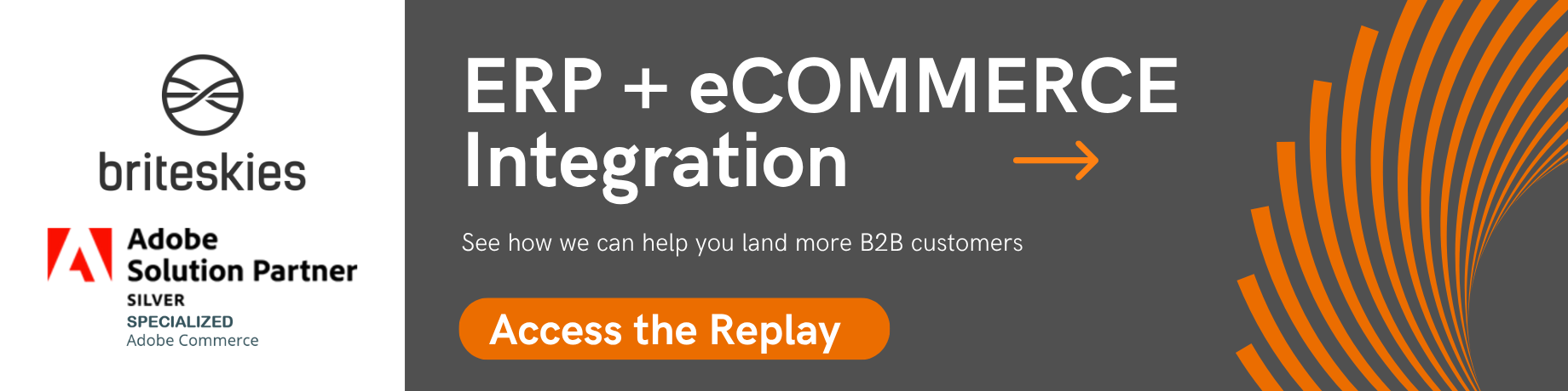 Adobe Commerce + ERP Integration Webinar Teams Banner