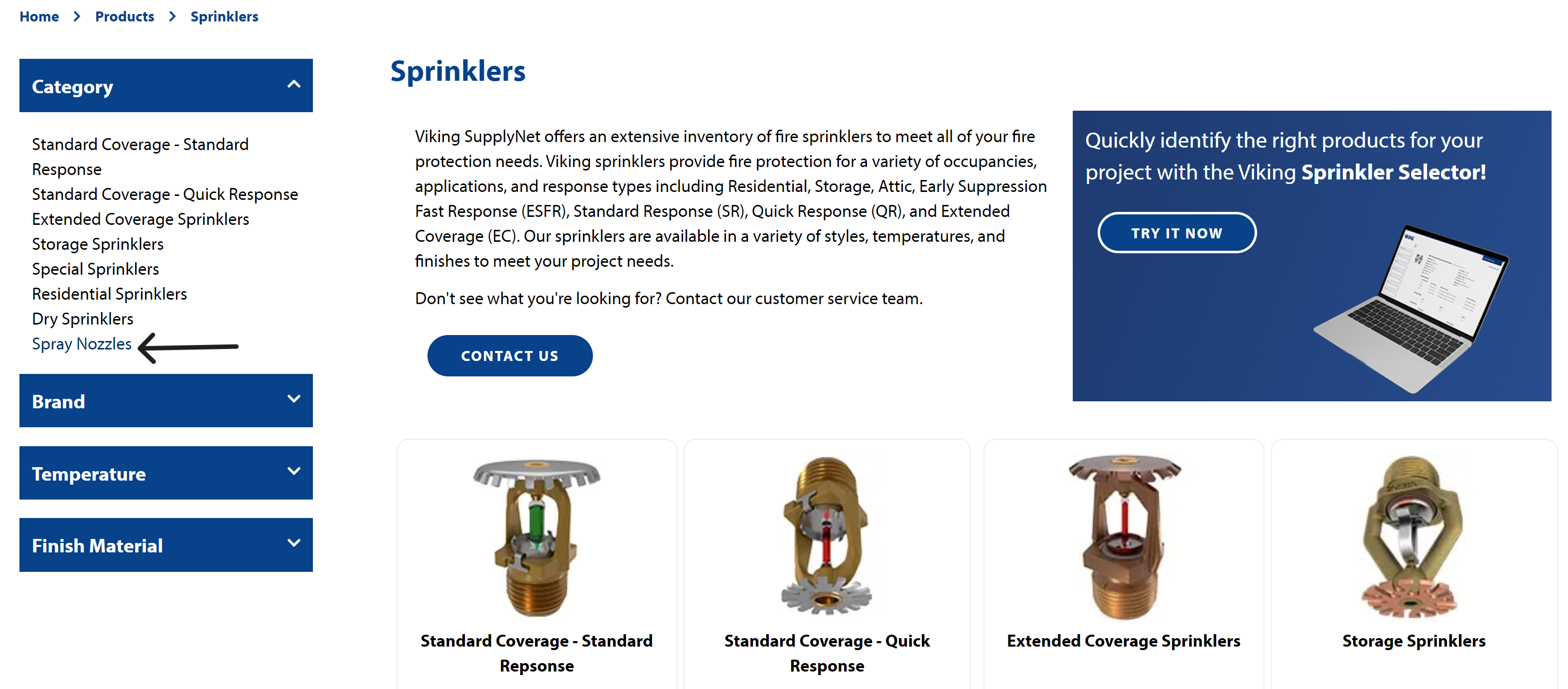 Supply Net Sprinkler Page Example-1